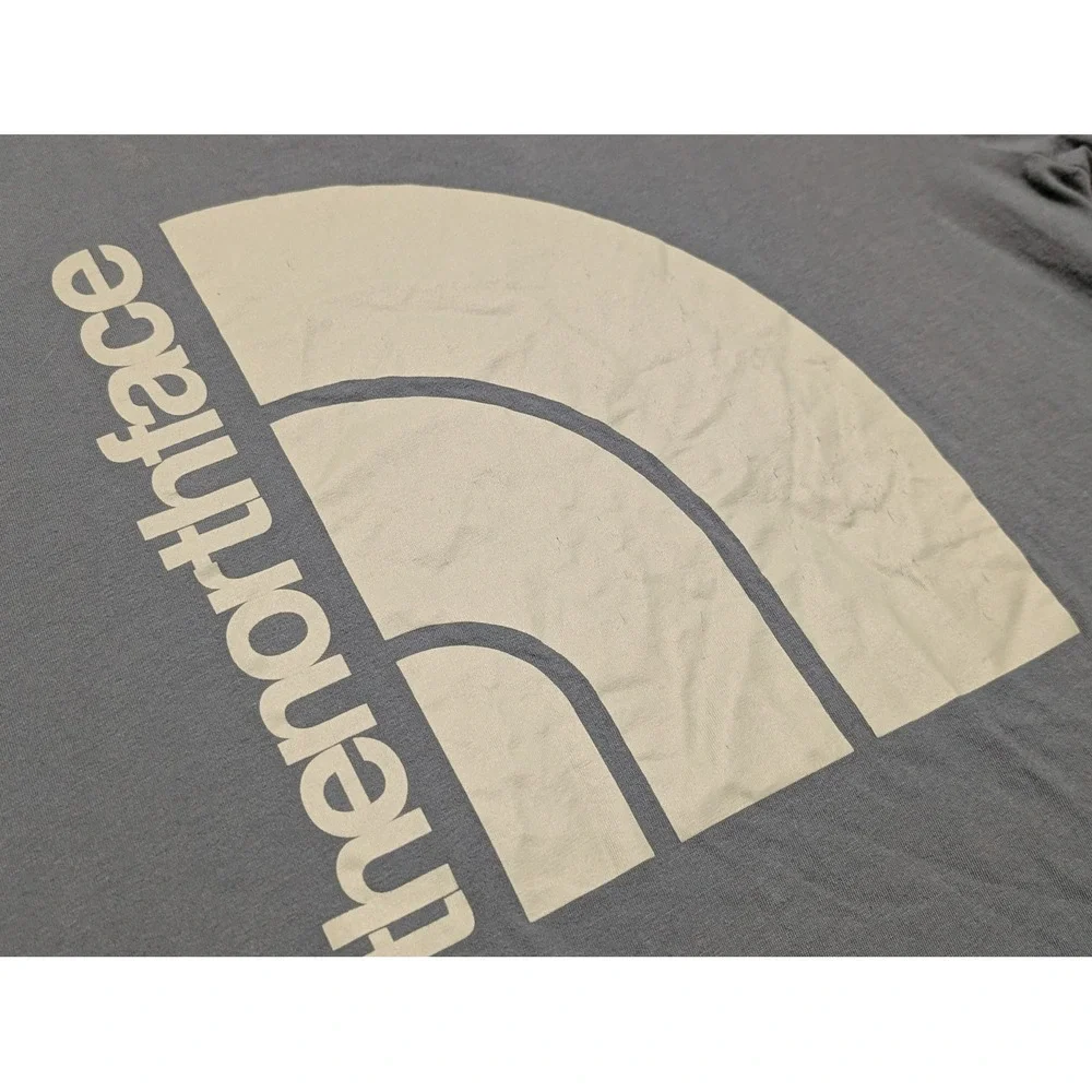 The North Face T Shirt Mens M Green Graphic Tee‎ Circular Design Outdoor Hiking